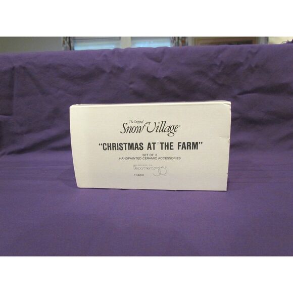 Dept 56, Christmas at the Farm, farm figures *** - Picture 3 of 7